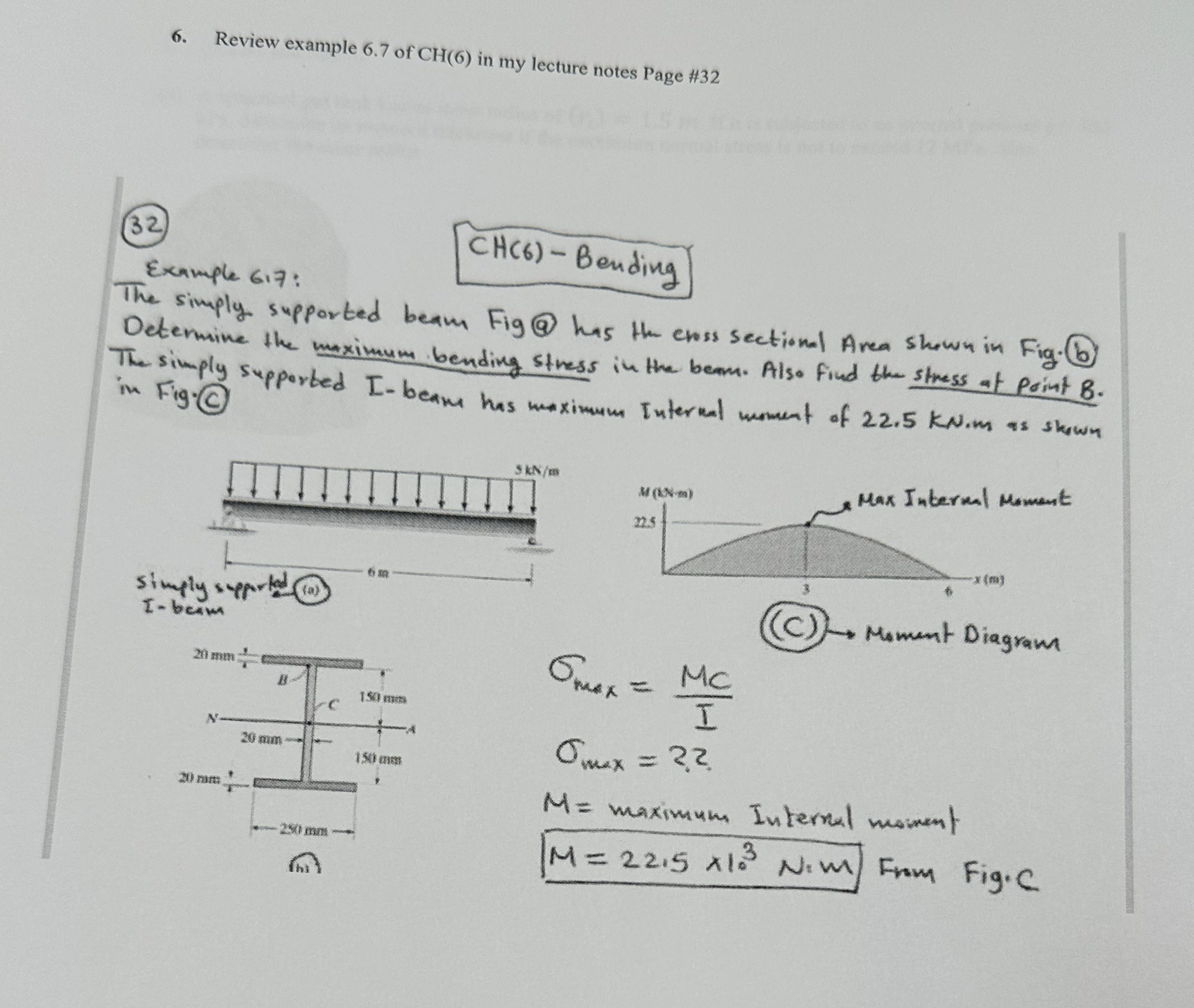 Review example 6 . 7 of C H ( 6 ) in my lecture