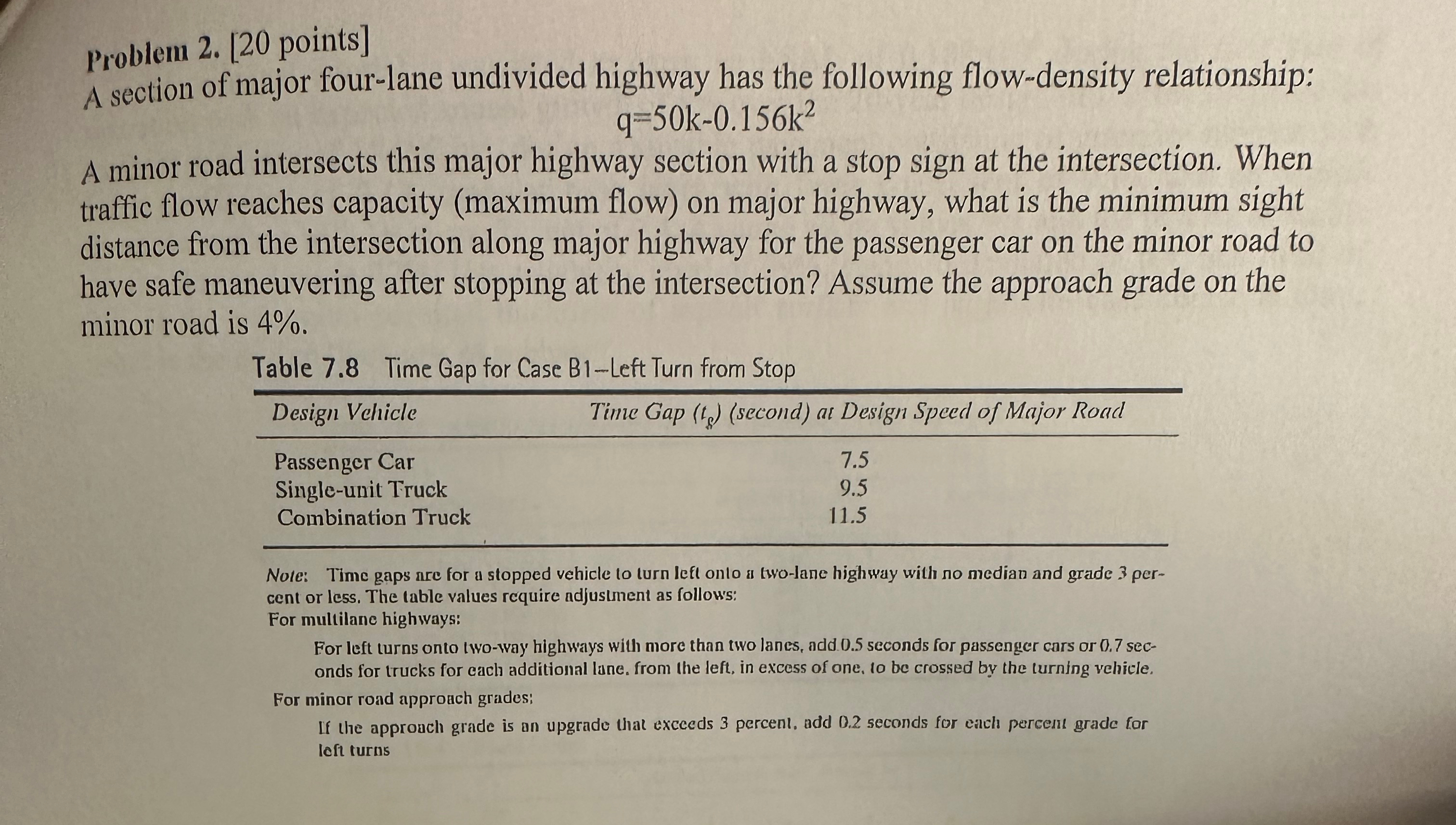 Problem 2 . [ 2 0 points ] A section of major