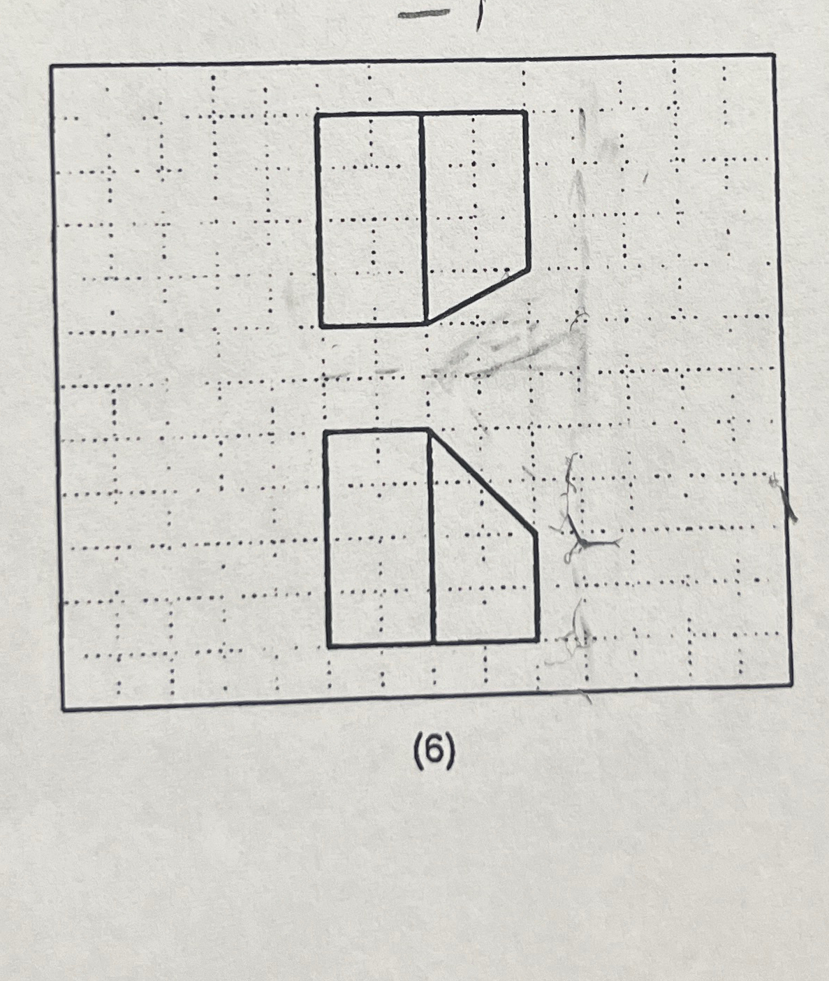 OrthoGraphic views , the top one would be the