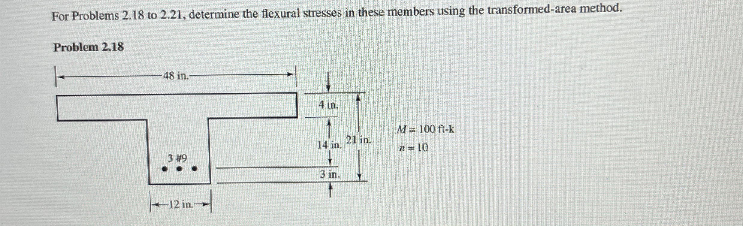 For Problems 2 . 1 8 to 2 . 2 1 , determine the
