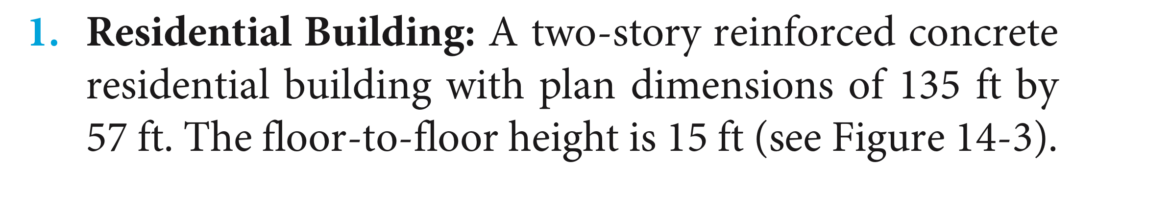 Residential Building: A two - story reinforced