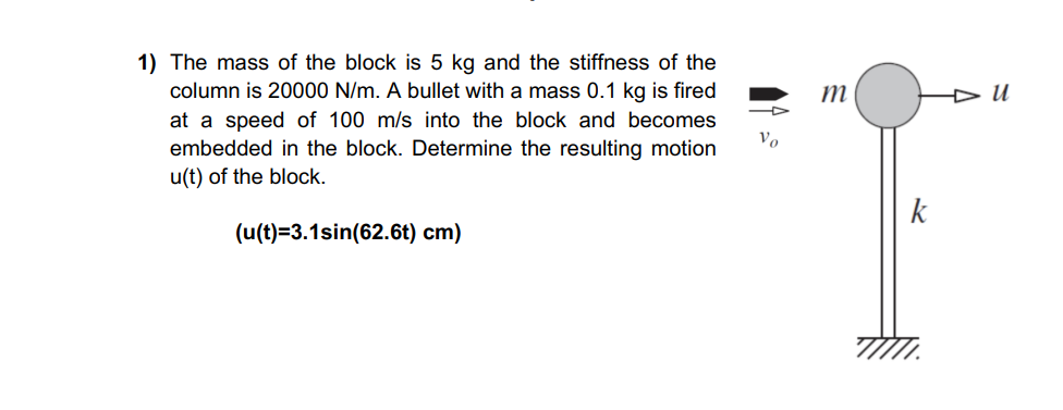 Please solve it in SI units. The mass of the
