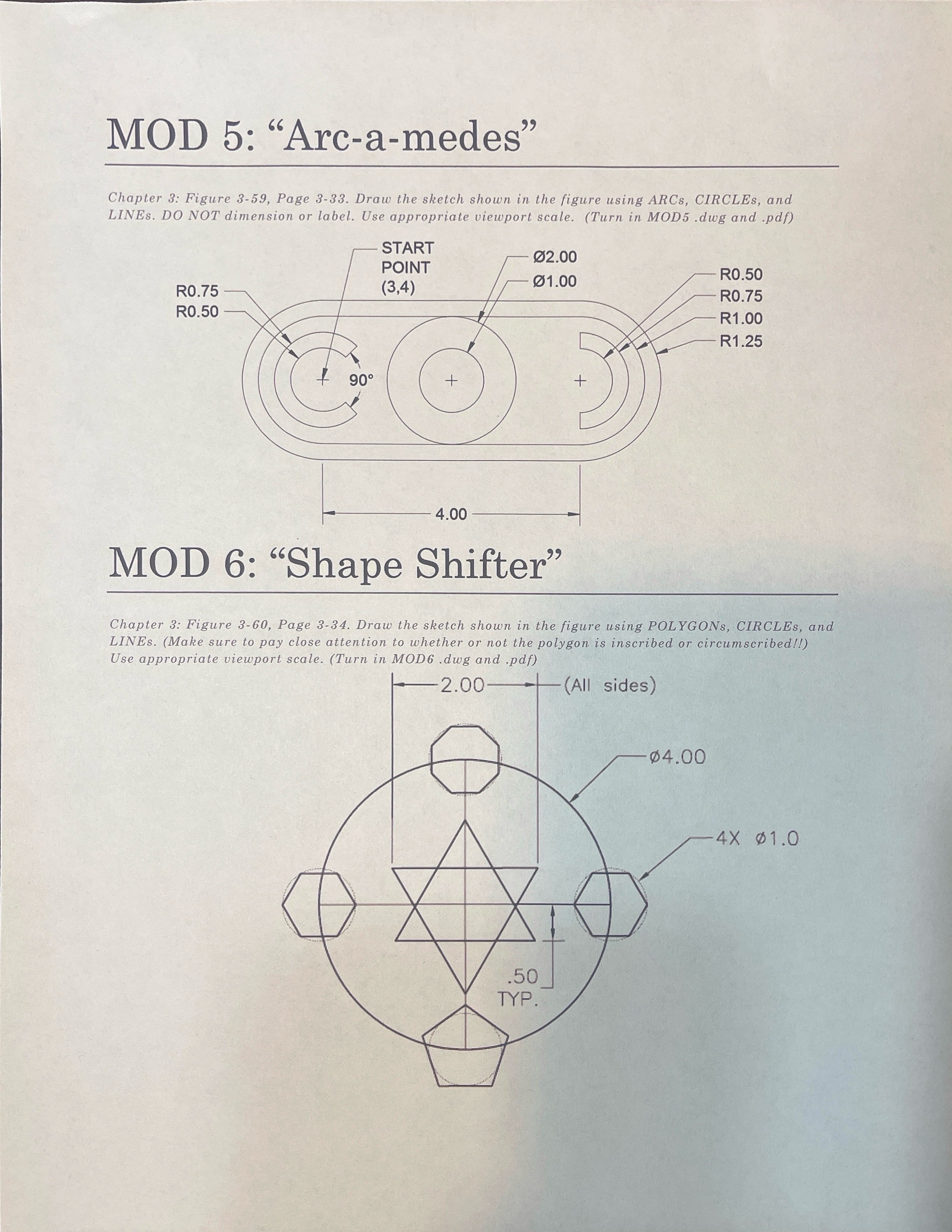 MOD 5 : "Arc - a - medes" Chapter 3 : Figure 3 -
