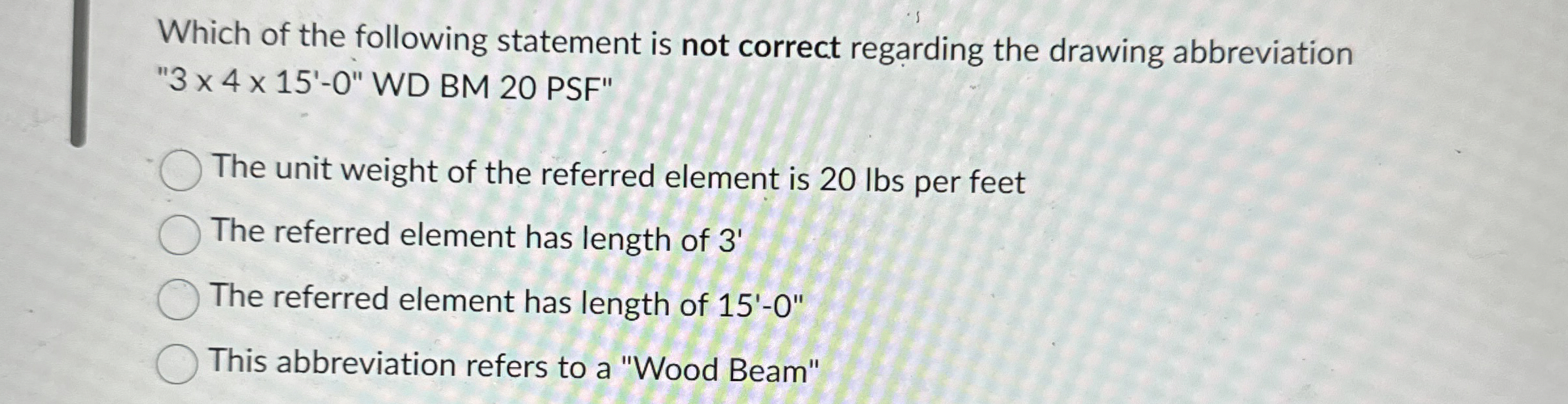 Which of the following statement is not correct