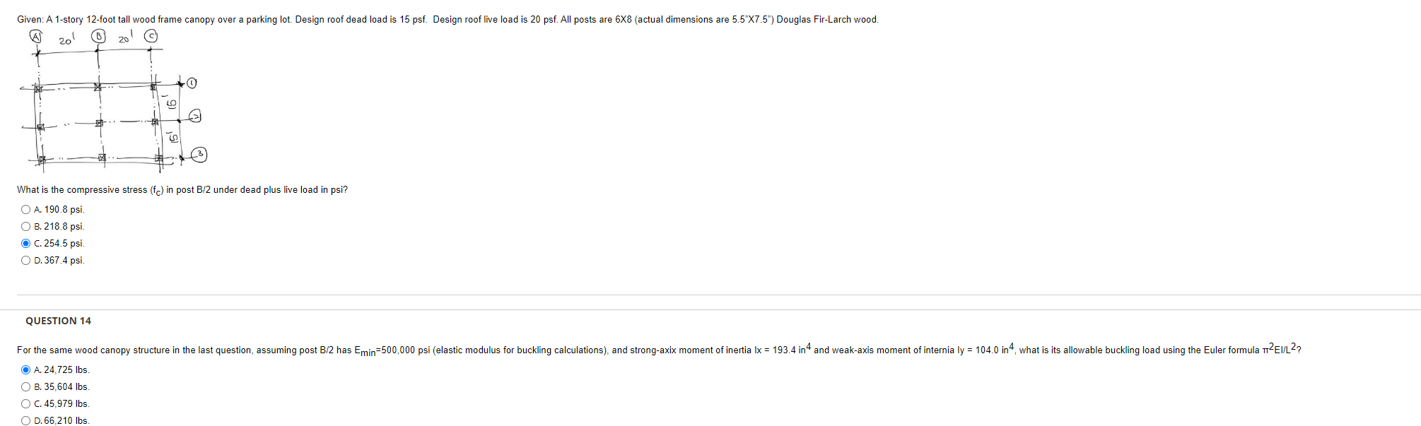 Given. A 1 - stnrv 1 2 - fnnt tall wnn frame