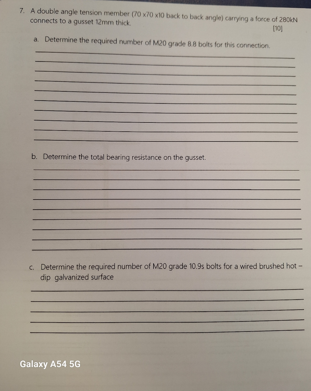 A double angle tension member ( 7 0 7 0 1 0 back