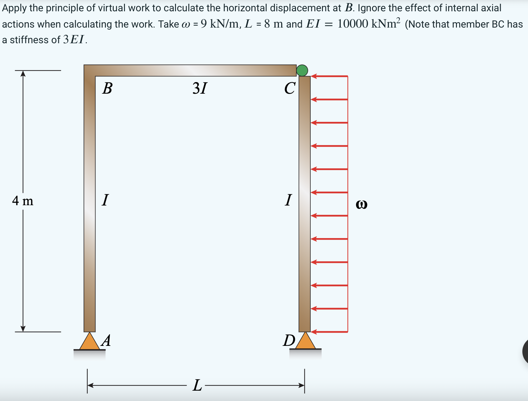 Show me the steps to solveApply the principle of