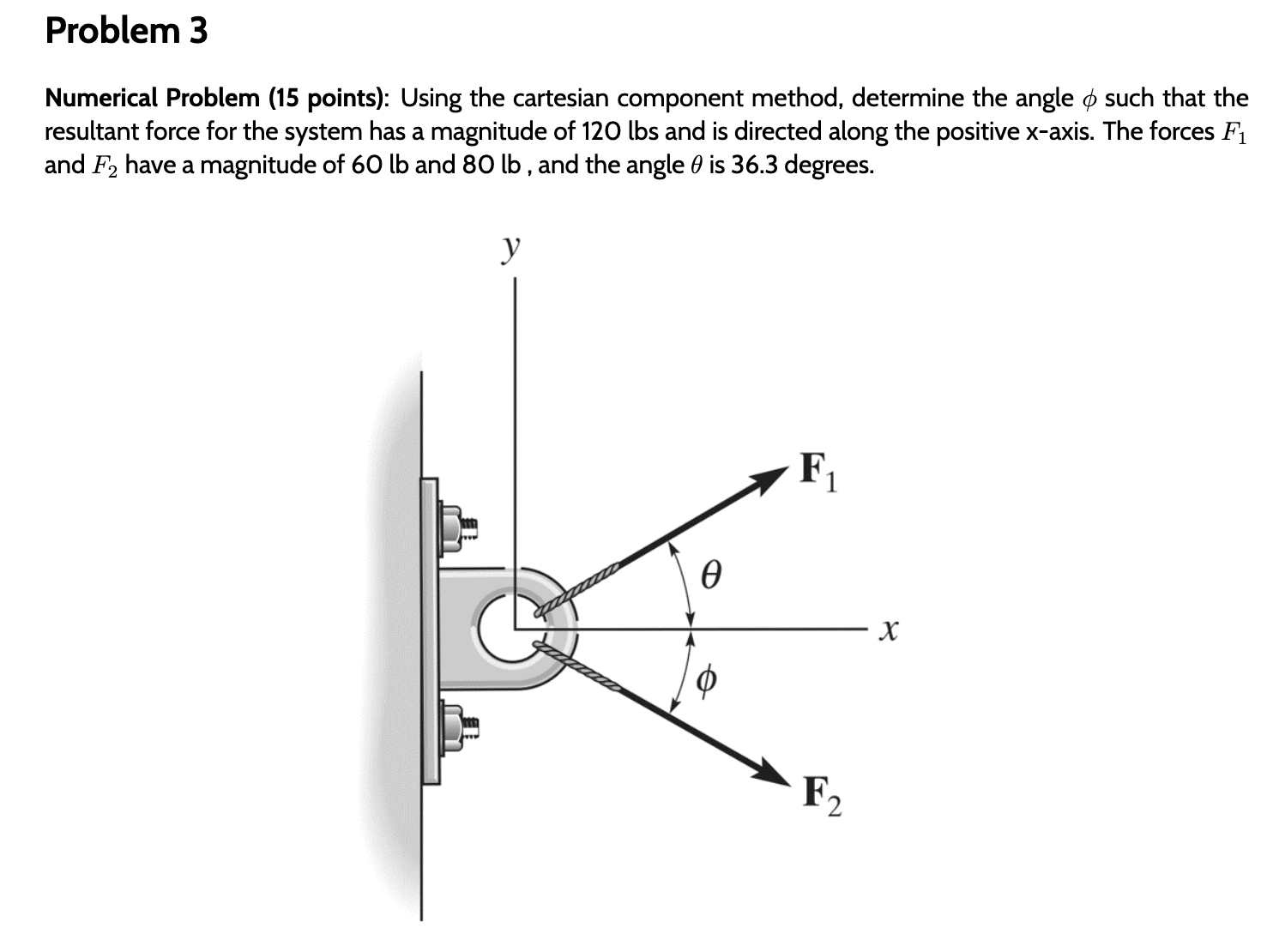 Problem 3 Numerical Problem ( 1 5 points ) :