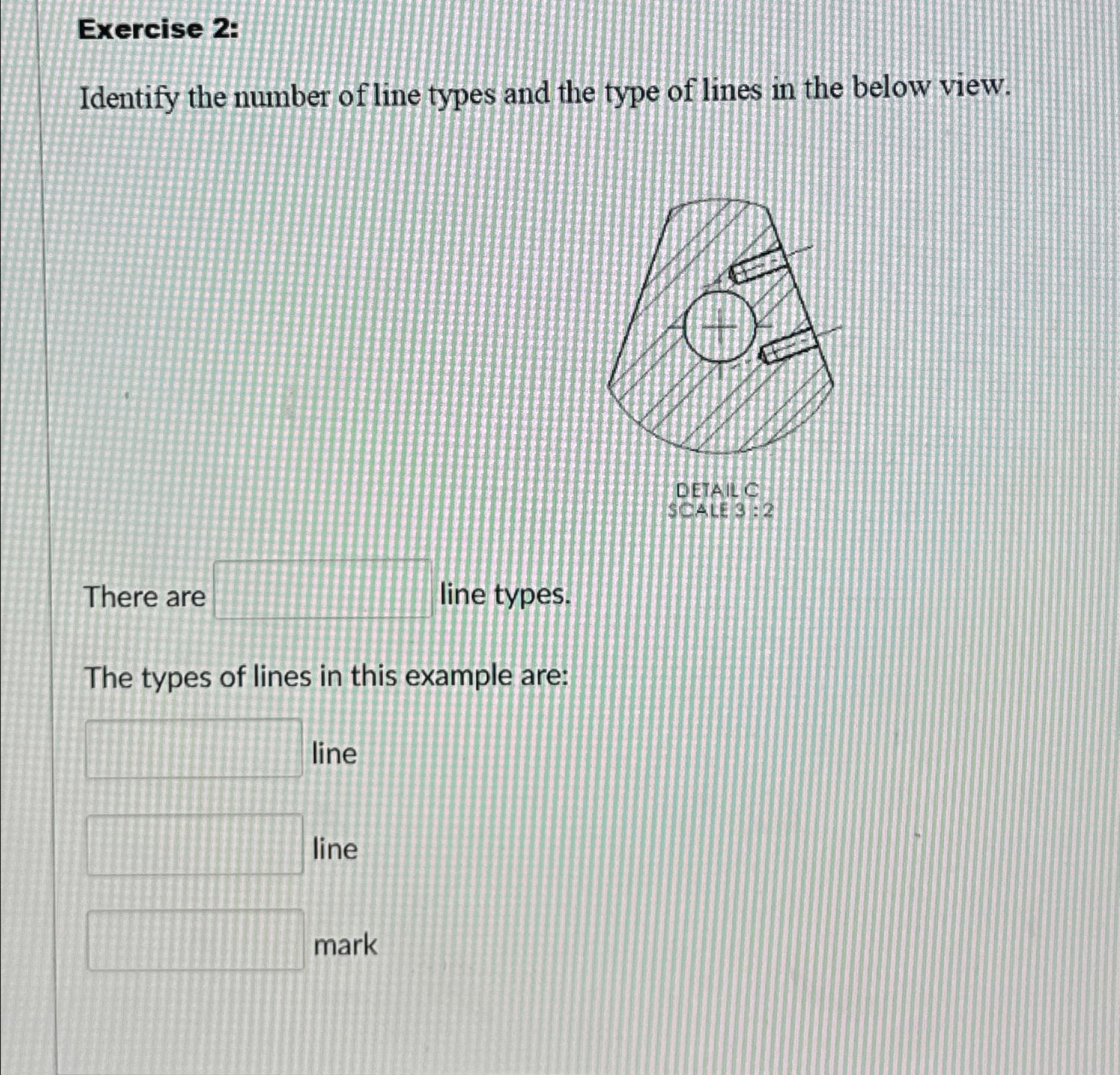 Exercise 2 : Identify the number of line types