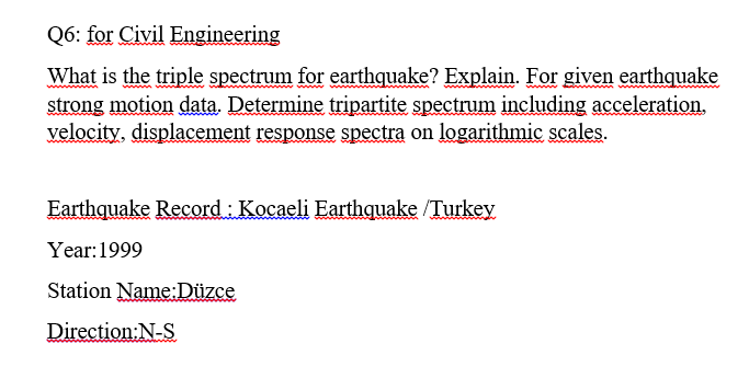 Q 6 : for Civil Engineering What is the triple