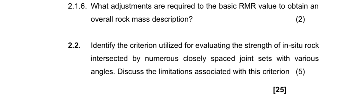 2 . 1 . 6 . What adjustments are required to the