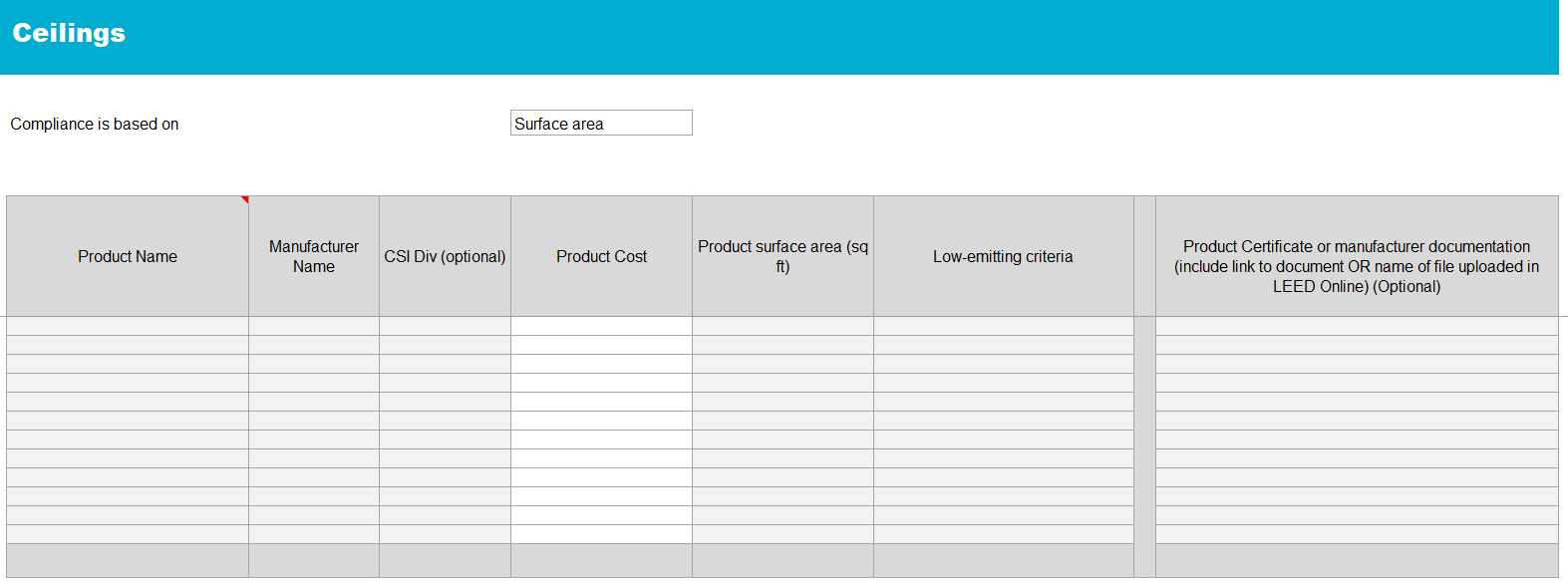 Find at least 3 products online that meet the VOC