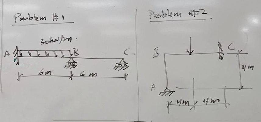 Solve problem 1 and 2 using direct