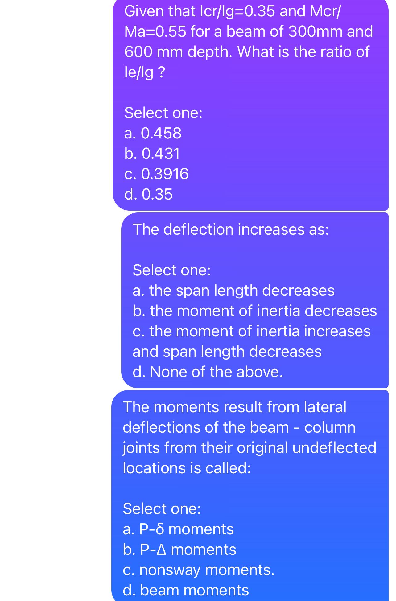 Given that l c r l g = 0 . 3 5 and M c r ? M a =