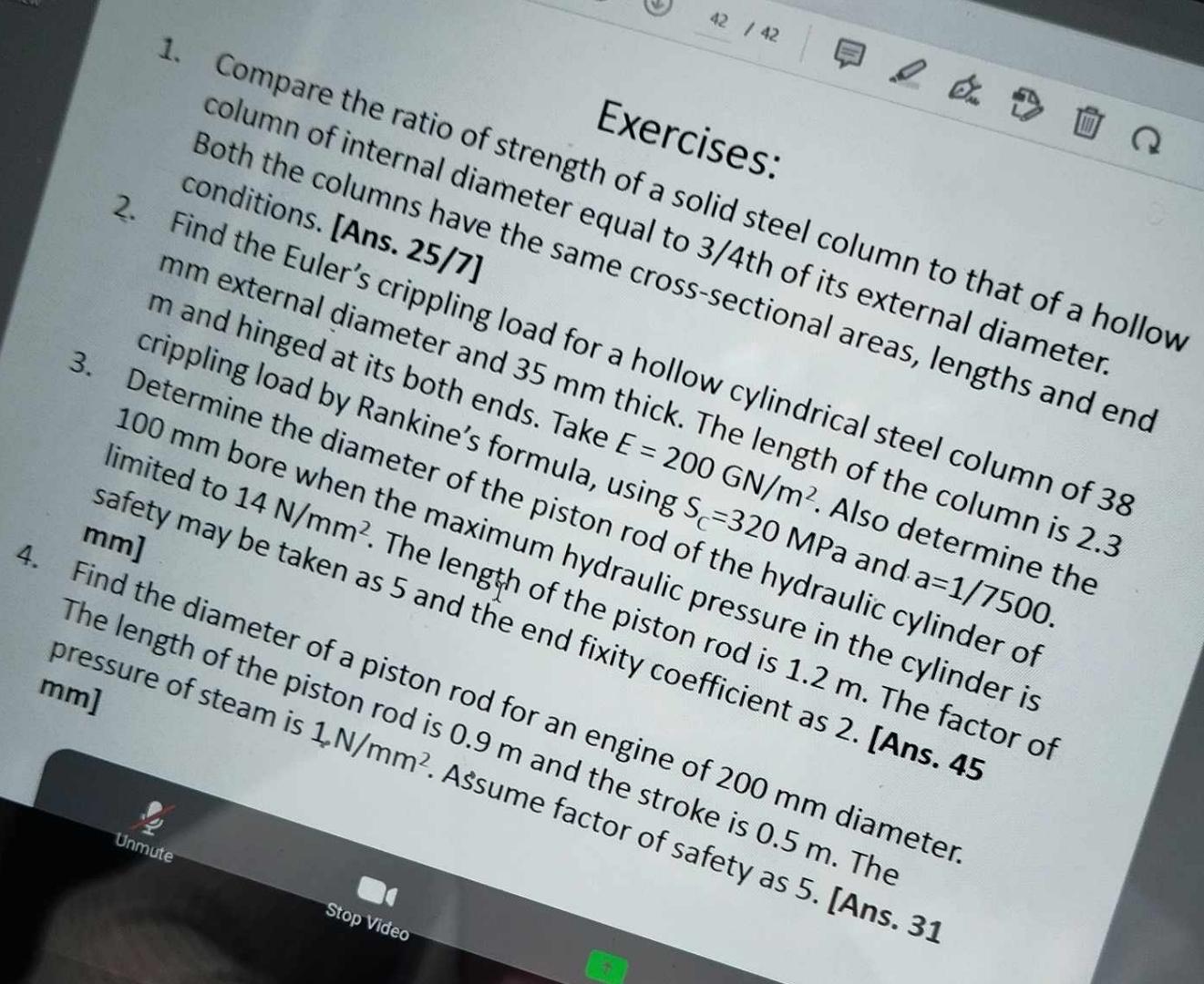 Compare the ratio of strens Excises: column of