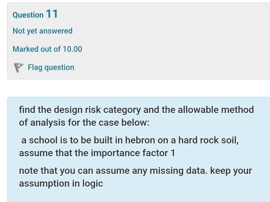Question 1 1 Not yet answered Marked out of 1 0 .