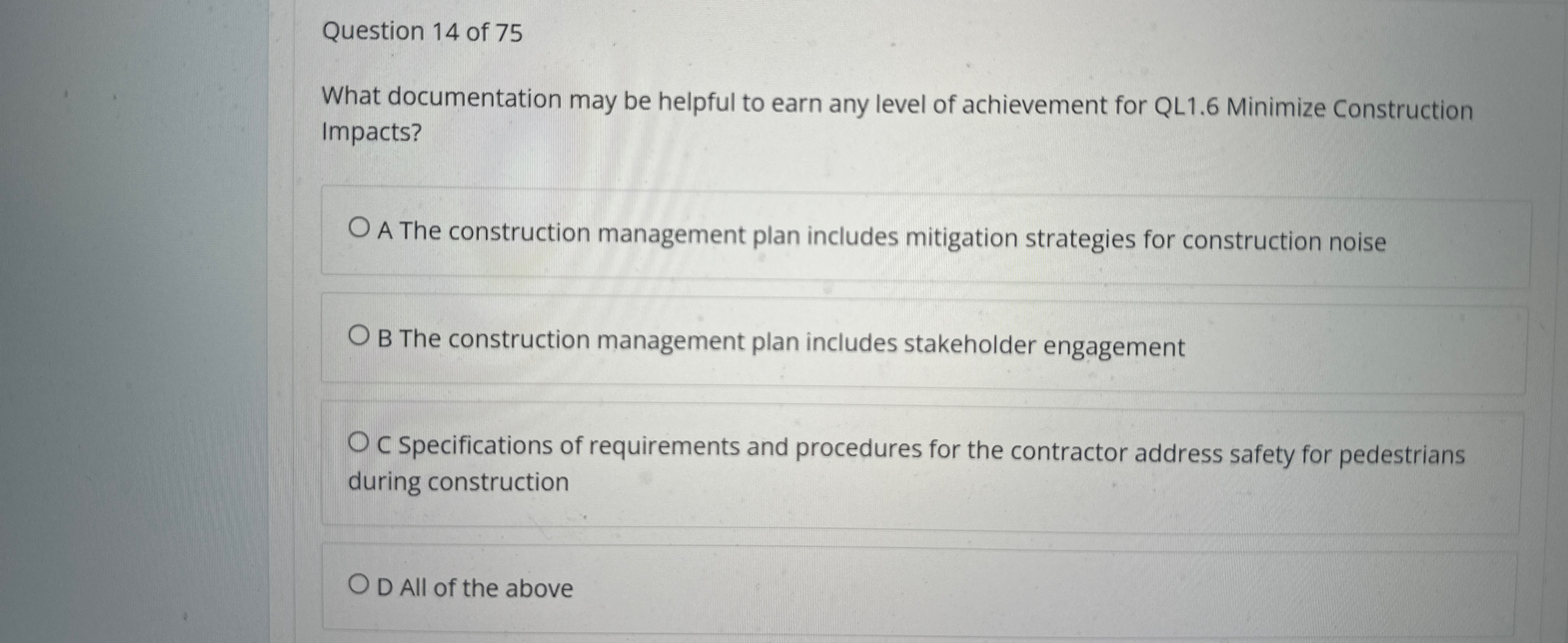 Question 1 4 of 7 5 What documentation may be