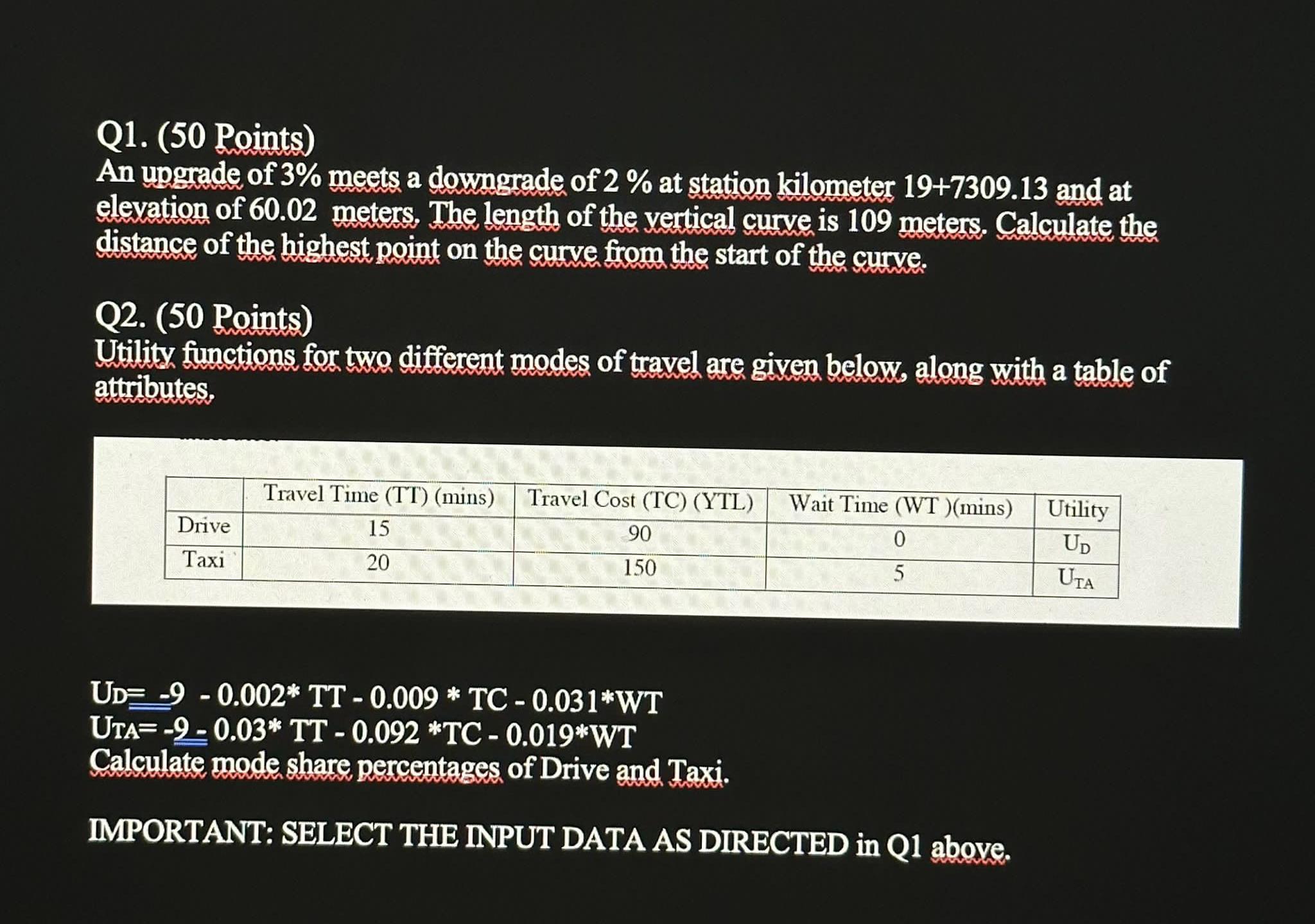 Q 1 . ( 5 0 Points ) An upgrade of 3 % meets a