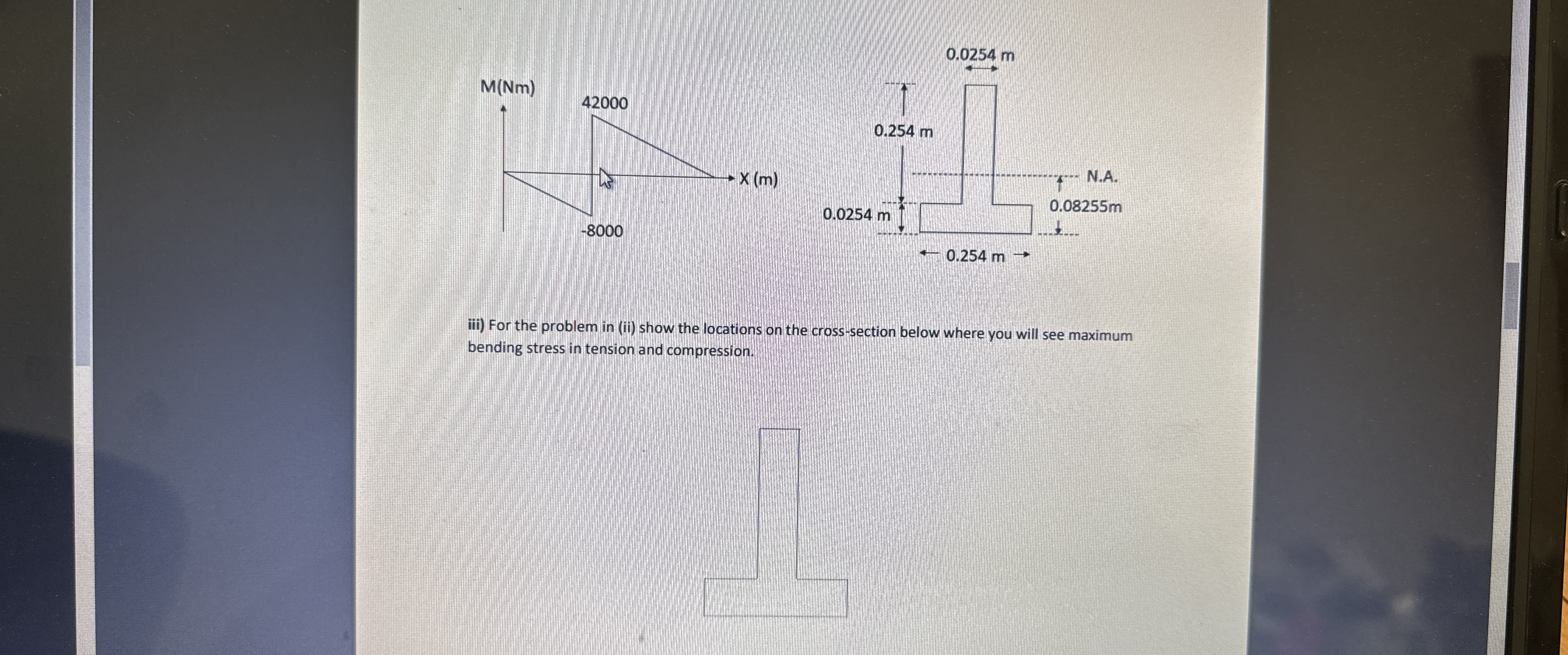 iii ) For the problem in ( ii ) show the