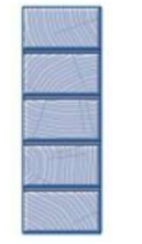 A glued - laminated ( glulam ) timber beam is