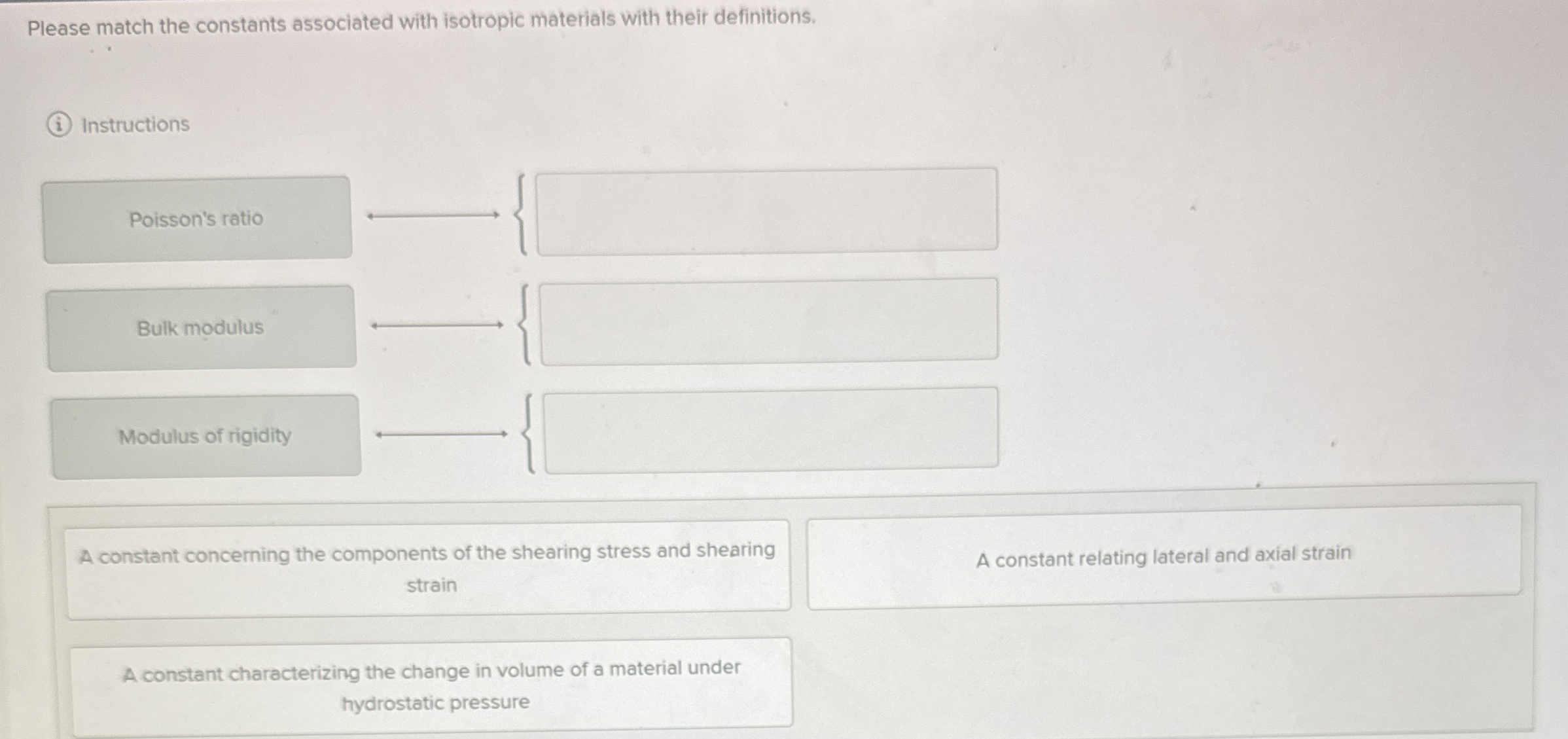 Please match the constants associated with