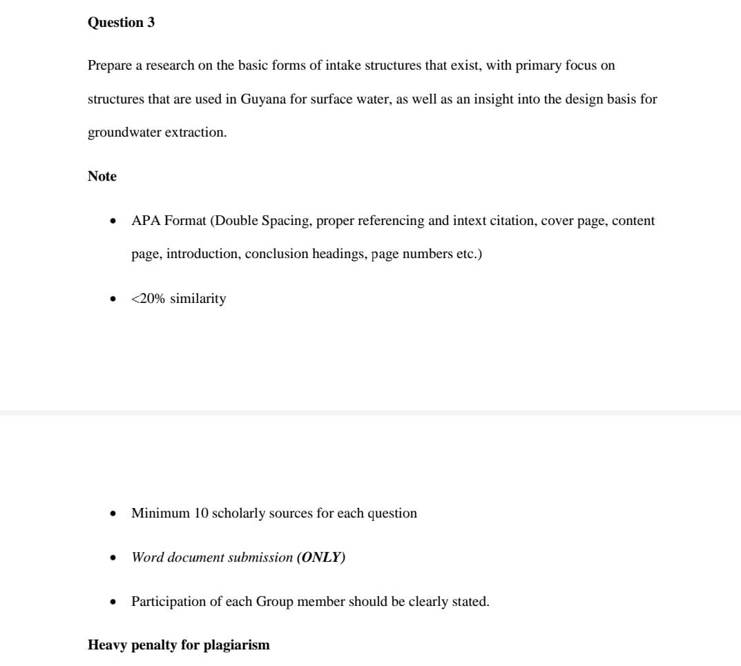 Question 3 Prepare a research on the basic forms