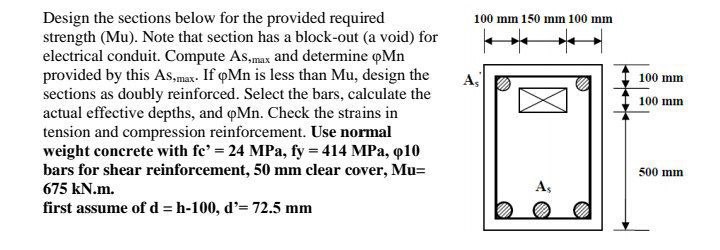 Design the sections below for the provided