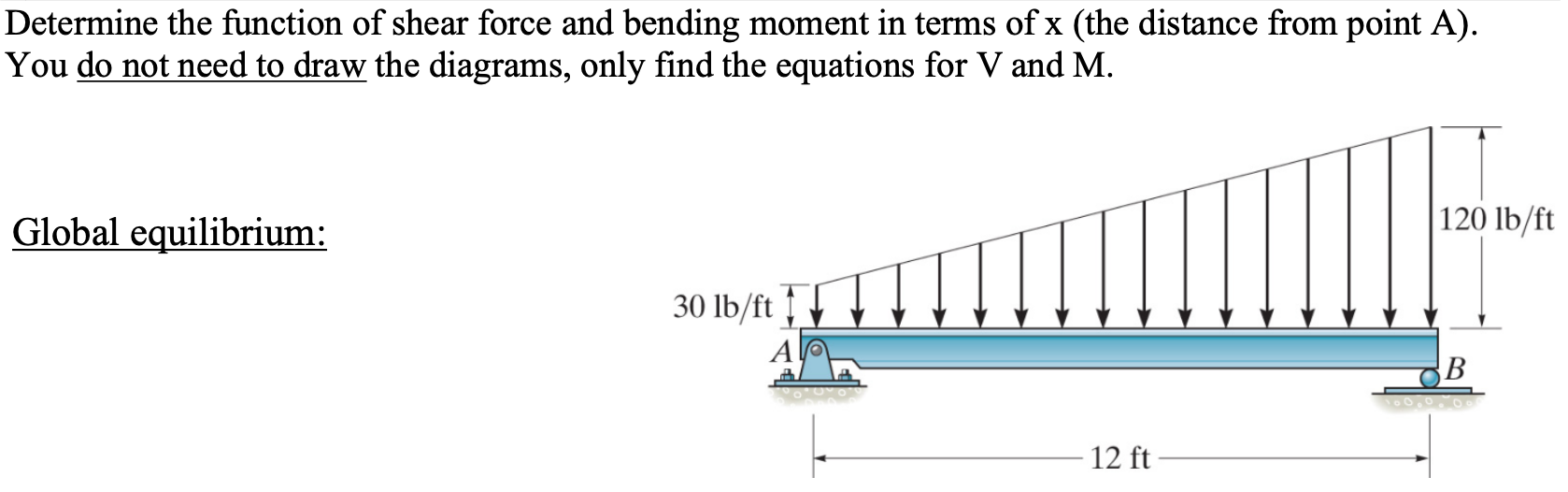Please show all work. Thank you!Determine the