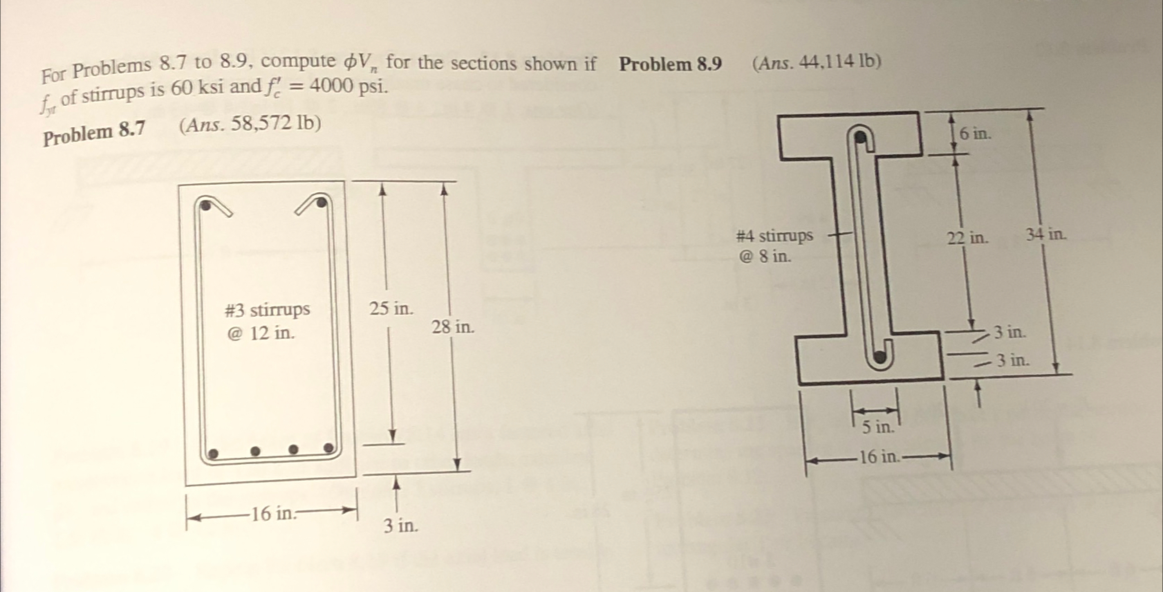 For Problems 8 . 7 to 8 . 9 , compute V n for the