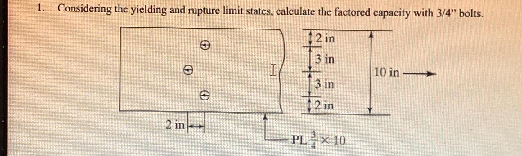 Considering the yielding and rupture limit