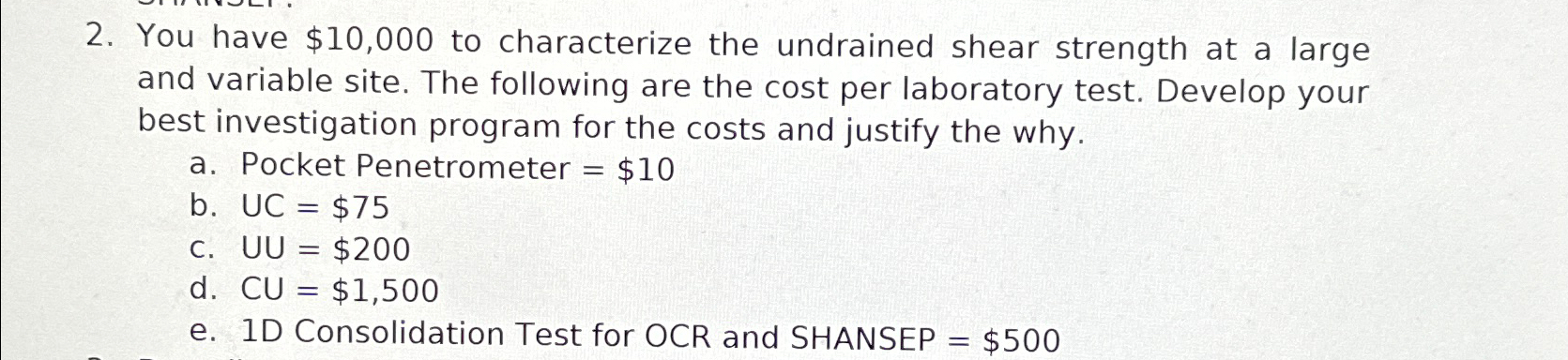 You have $ 1 0 , 0 0 0 to characterize the