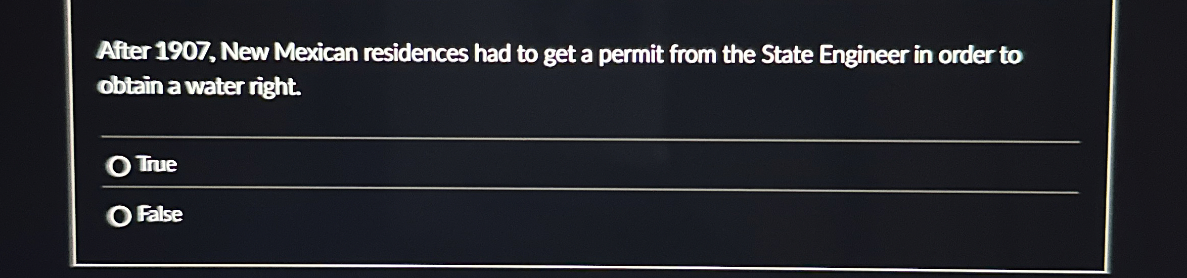 After 1 9 0 7 , New Mexican residences had to get