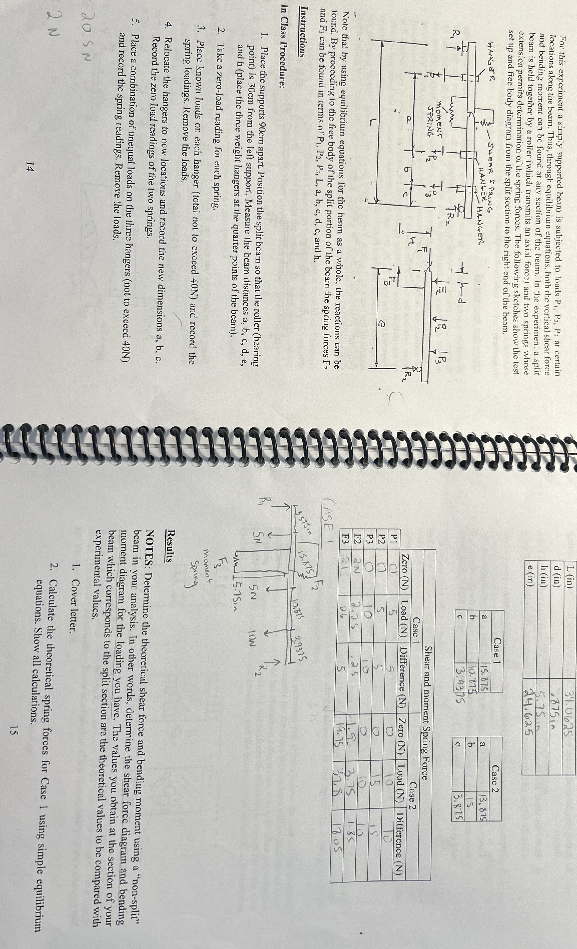 FIND F 2 and F 3 based on diagrams and data taken