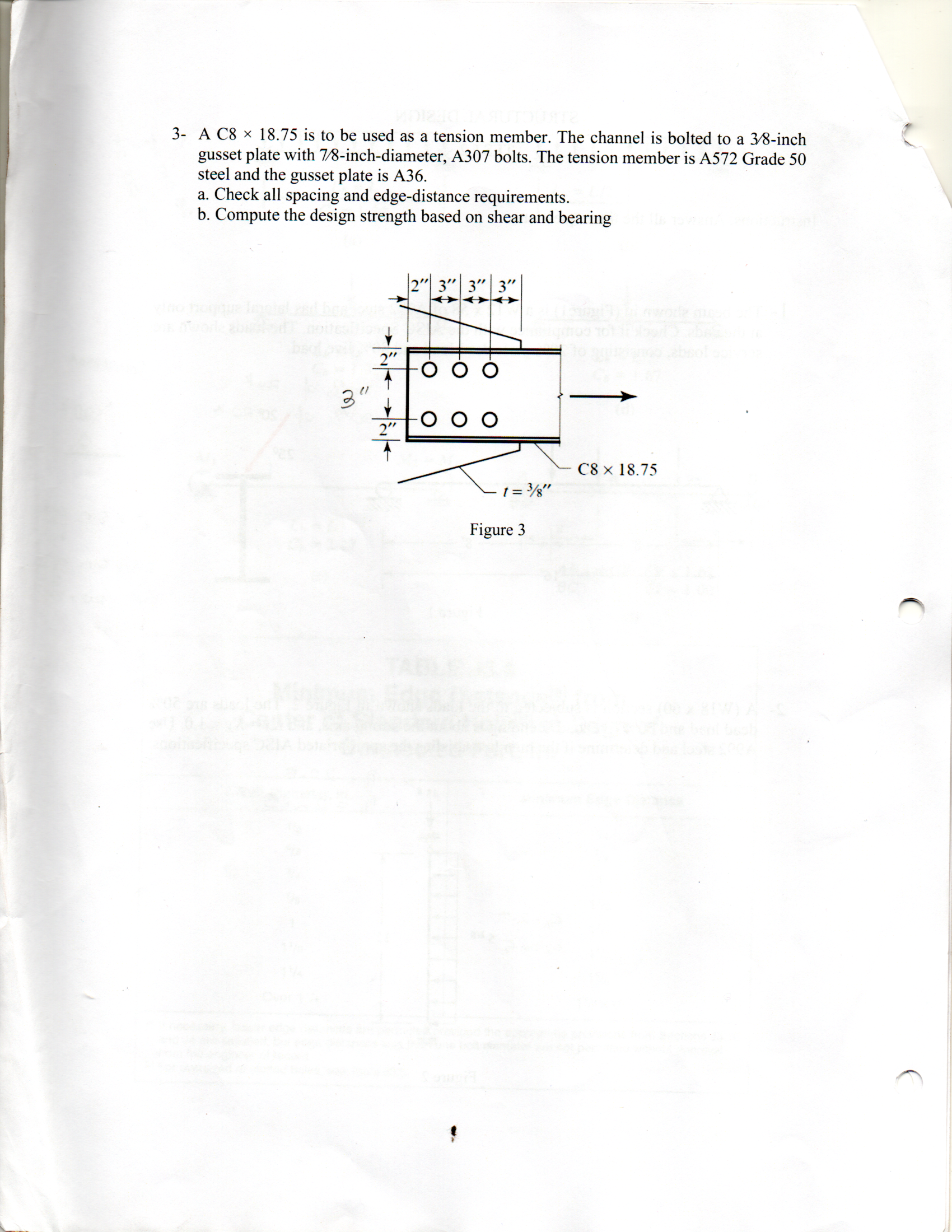 3 - A C 8 8 1 8 . 7 5 is to be used as a tension