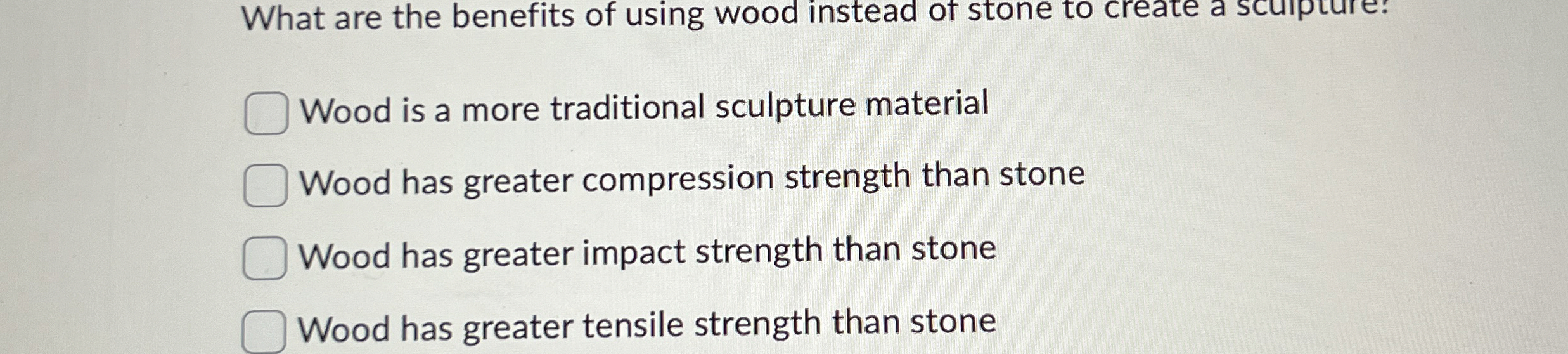 What are the benefits of using wood instead of