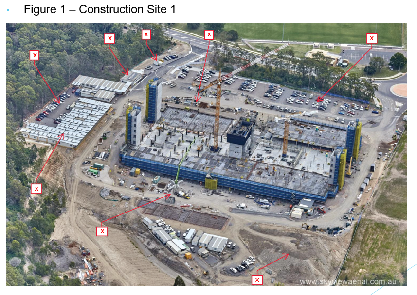 Review Construction Site Photo 1 ( Figure 1 ) and