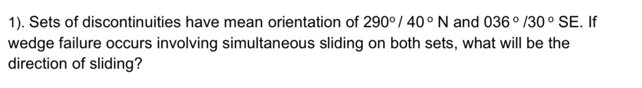 . Sets of discontinuities have mean orientation