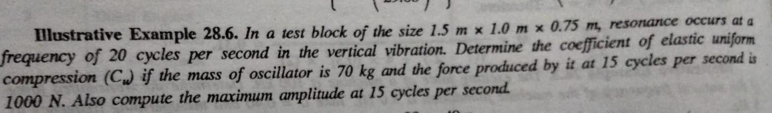 Ilustrative Example 2 8 . 6 . In a test block of