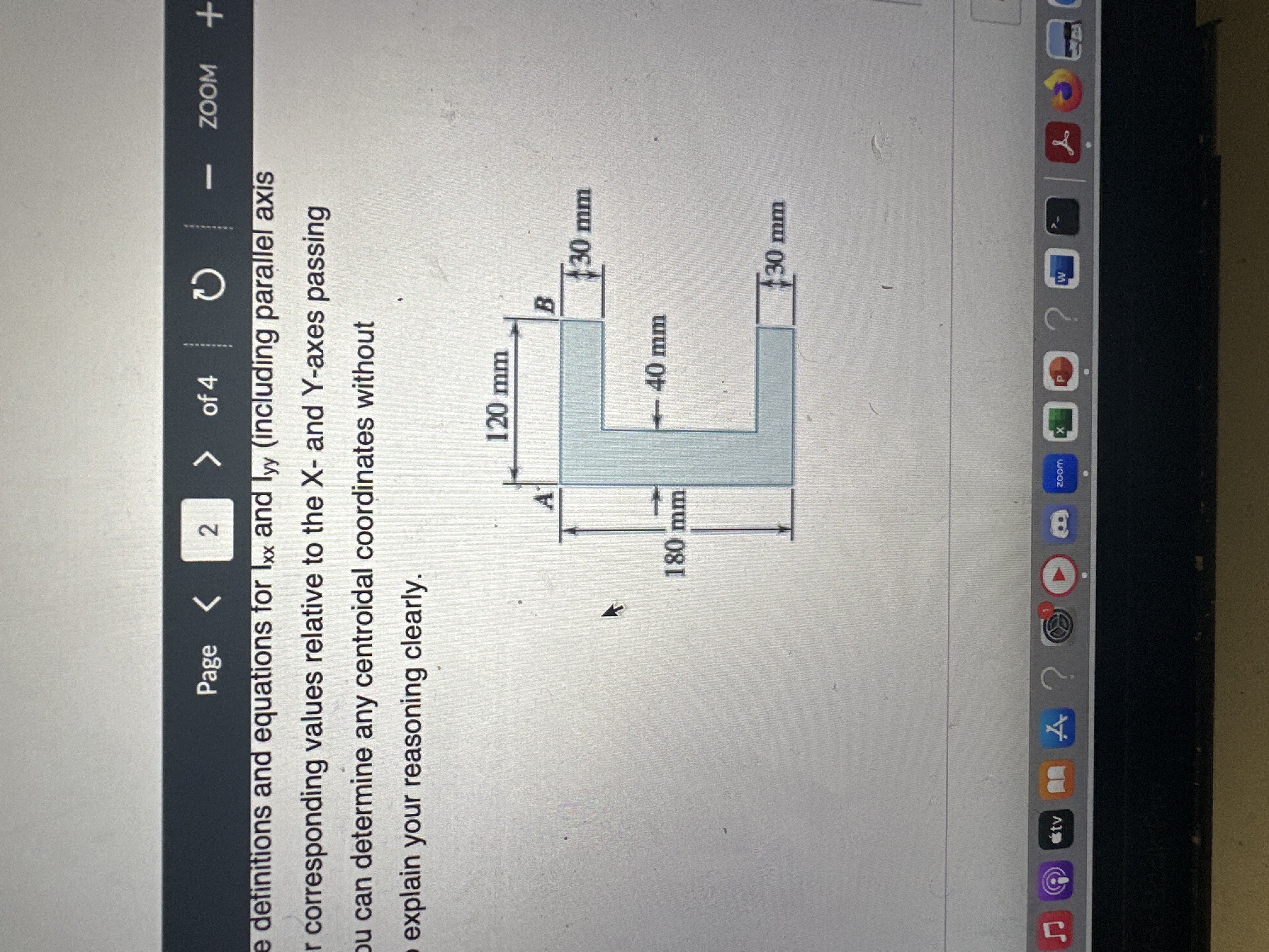 e definitions and equations for I_(\\\\times )