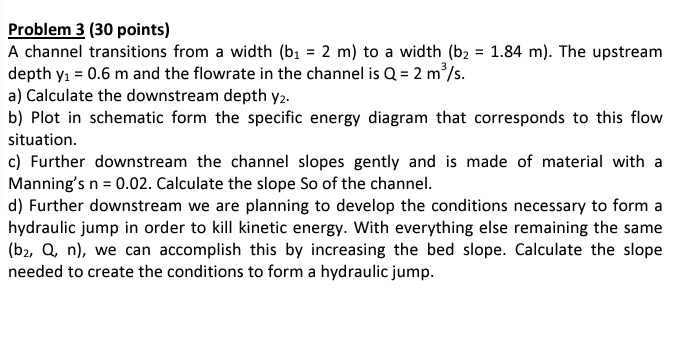 Problem 3 ( 3 0 points ) A channel transitions
