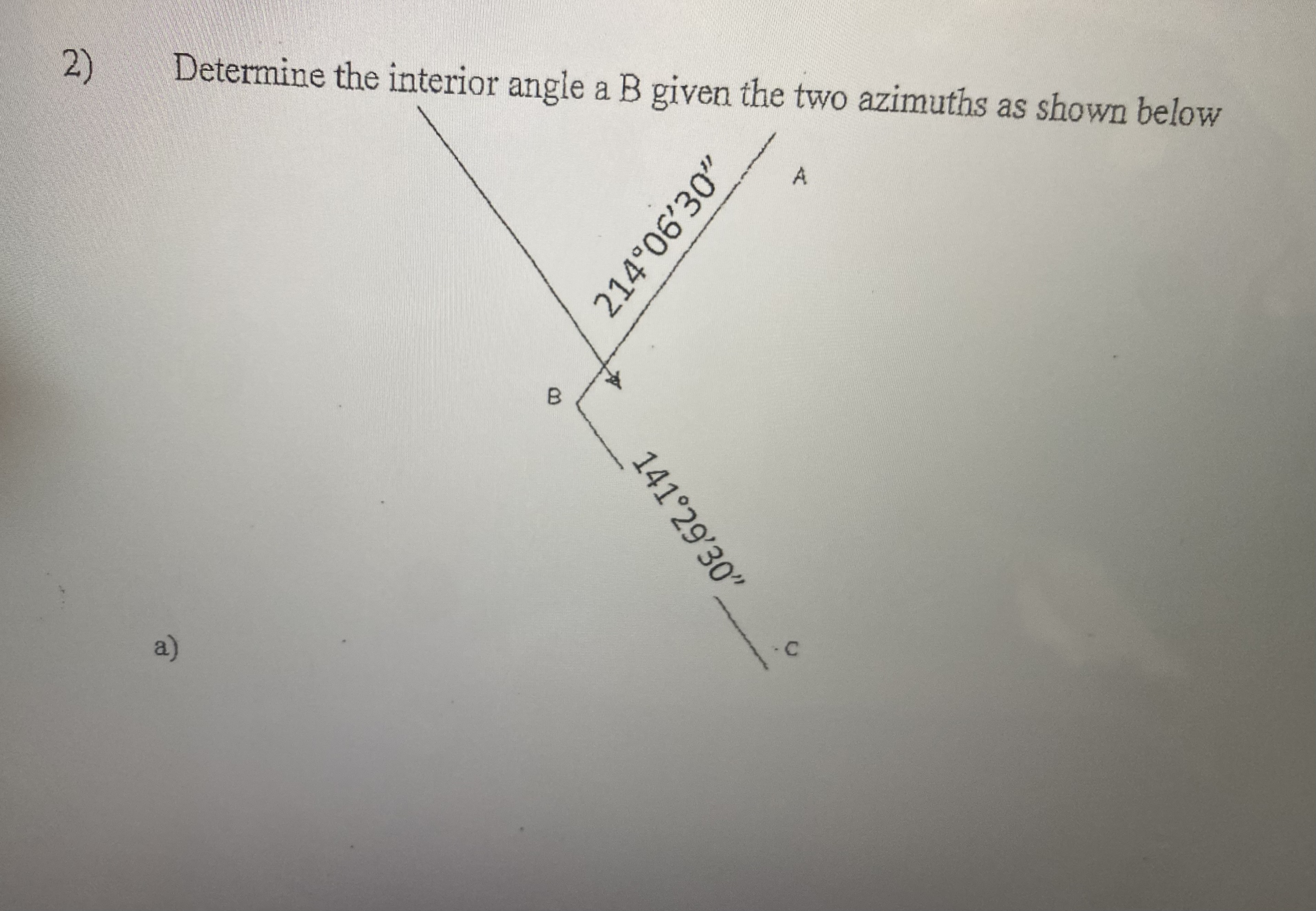 With sketch lines for illustration.Determine the
