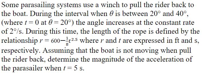 Some parasailing systems use a winch to pull the