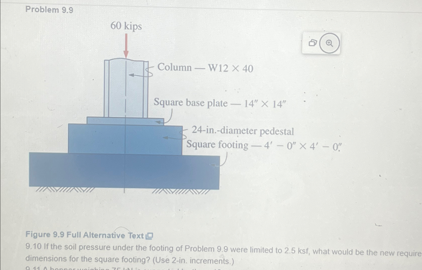 Problem 9 . 9 Figure 9 . 9 Full Alternative Text