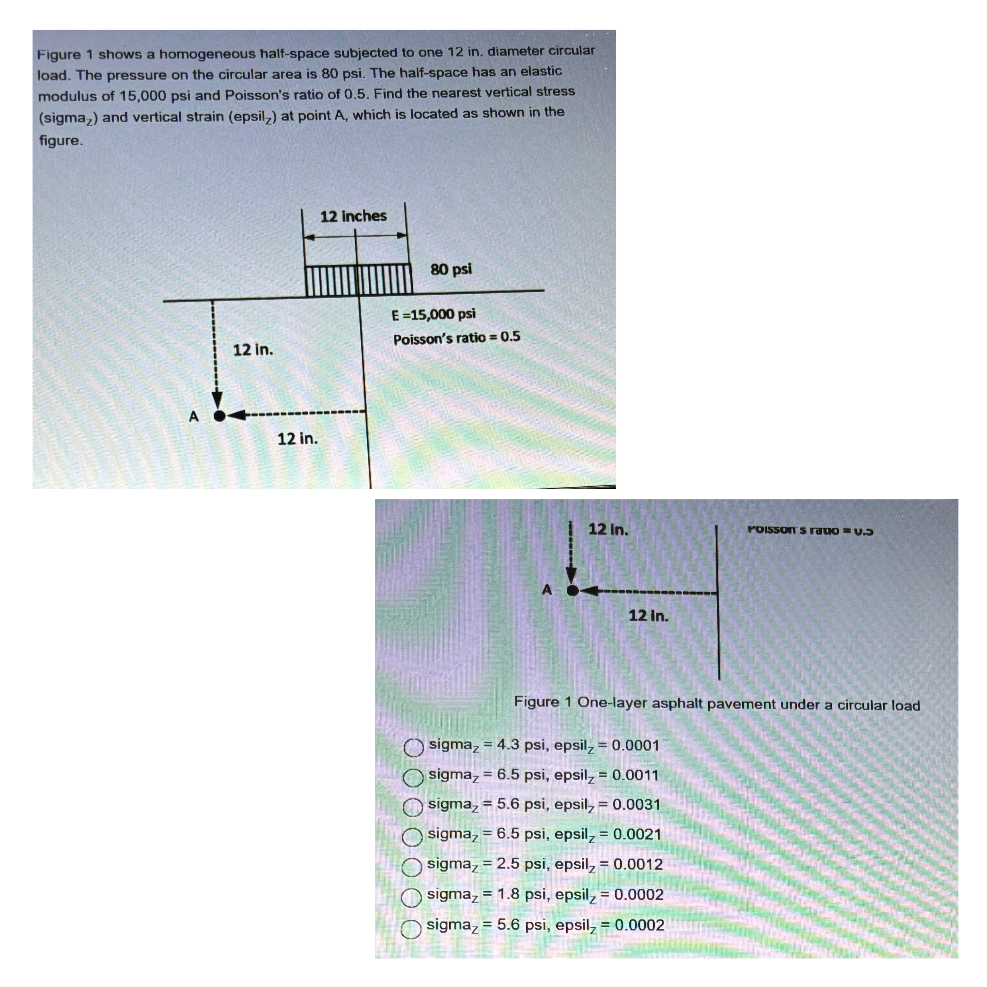 Figure 1 shows a homogeneous half - space