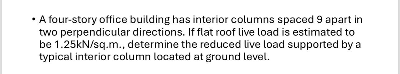 A four - story office building has interior