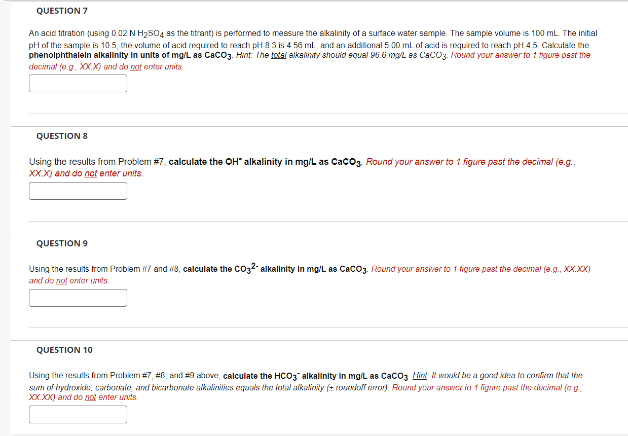 - All these questions are related - Please show