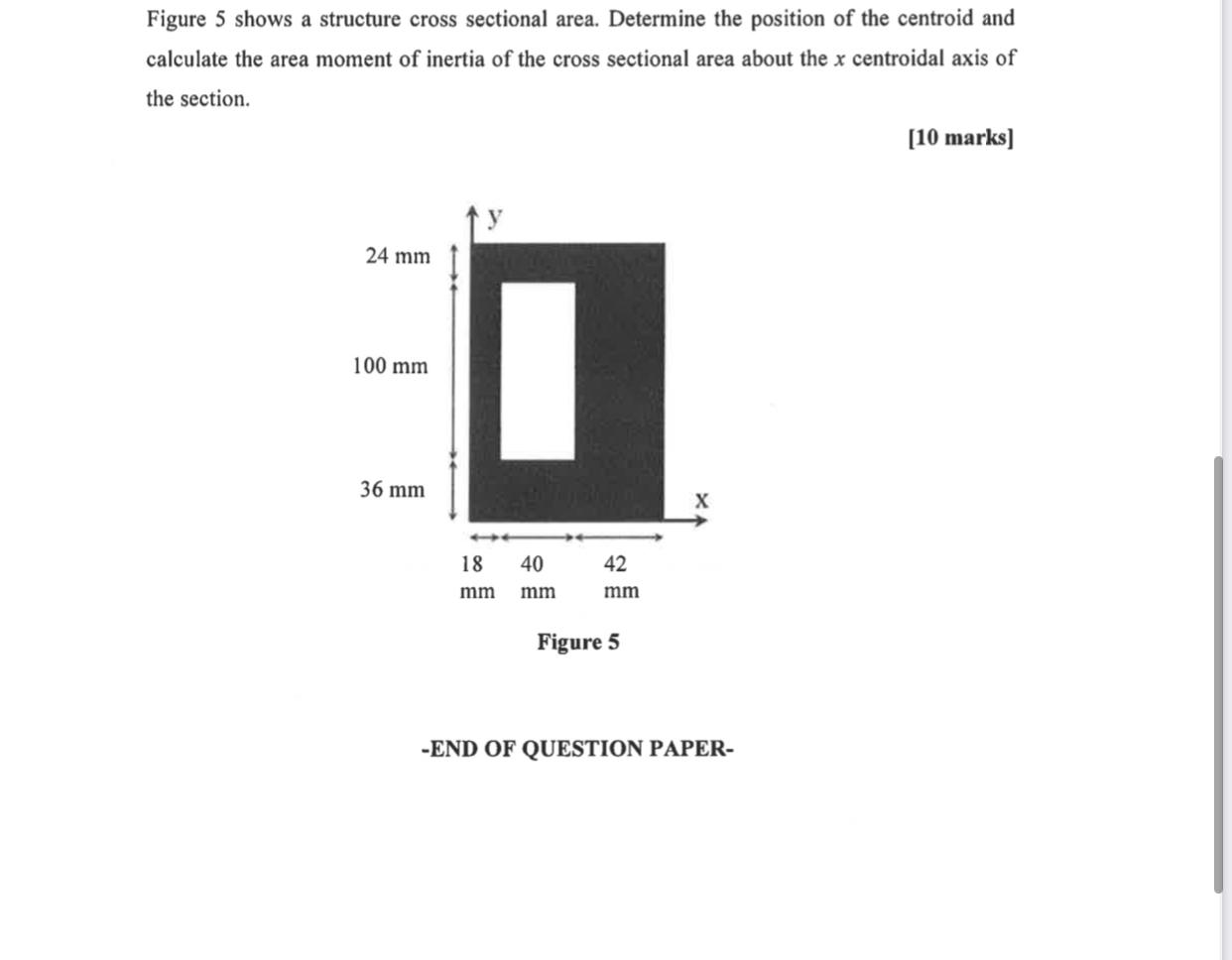 Figure 5 shows a structure cross sectional area.