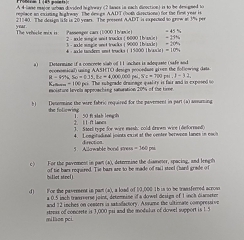 A 4 - lane major urban divided highway ( 2 lanes