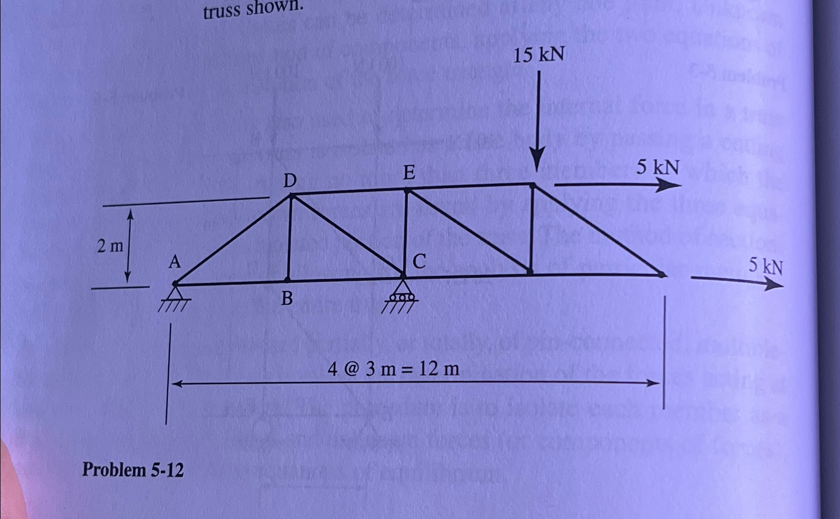 Find the reaction Rcy