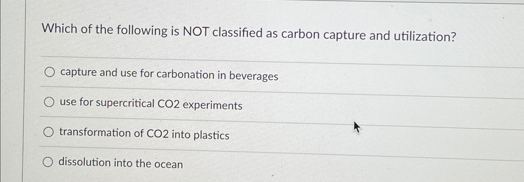 Which of the following is NOT classified as